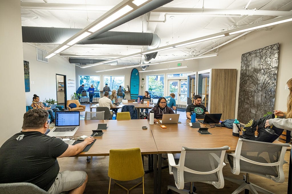 Coworking floor at Granite City